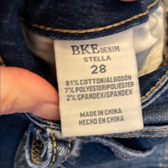 BKE from Buckle Distressed Blue Denim Jeans - Picture 5 of 6